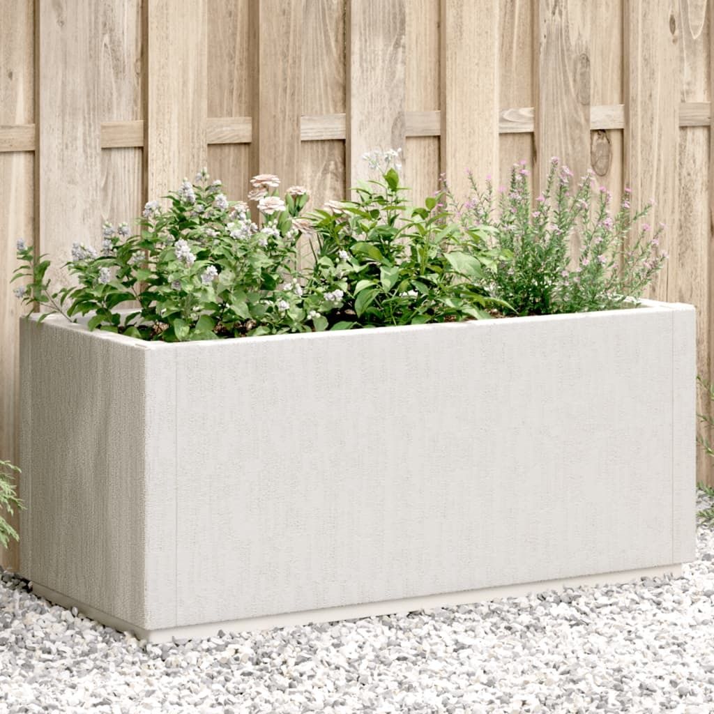 vidaXL Sadzarka biała 80x36x35 cm PP Zdjęcie produktu 