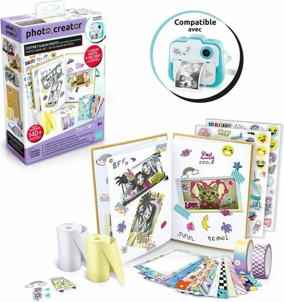 Album photo créatif Canal Toys avec accessoires de décoration inclus