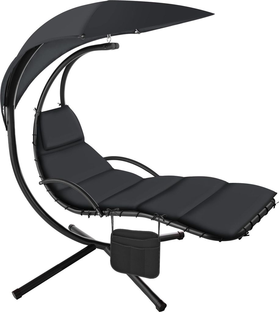 Fauteuil suspendu Elaria avec pare-soleil et poche latérale Image du produit 