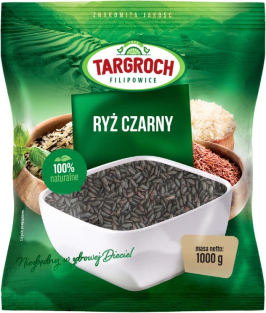 A bag of Targroch black rice.
