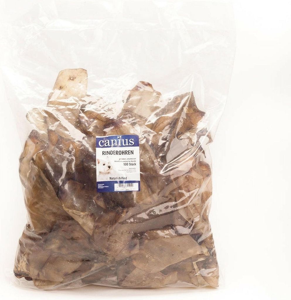 Canius Rinderohren 100er Pack | 2,5kg Produktbild 