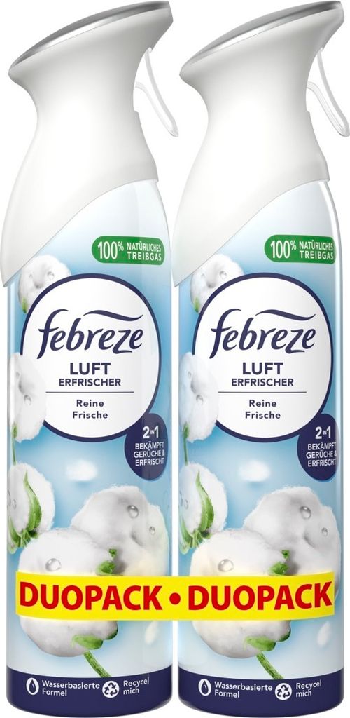 febreze Raumspray Reine Frische frisch 2x185 ml, 2 St. Produktbild 