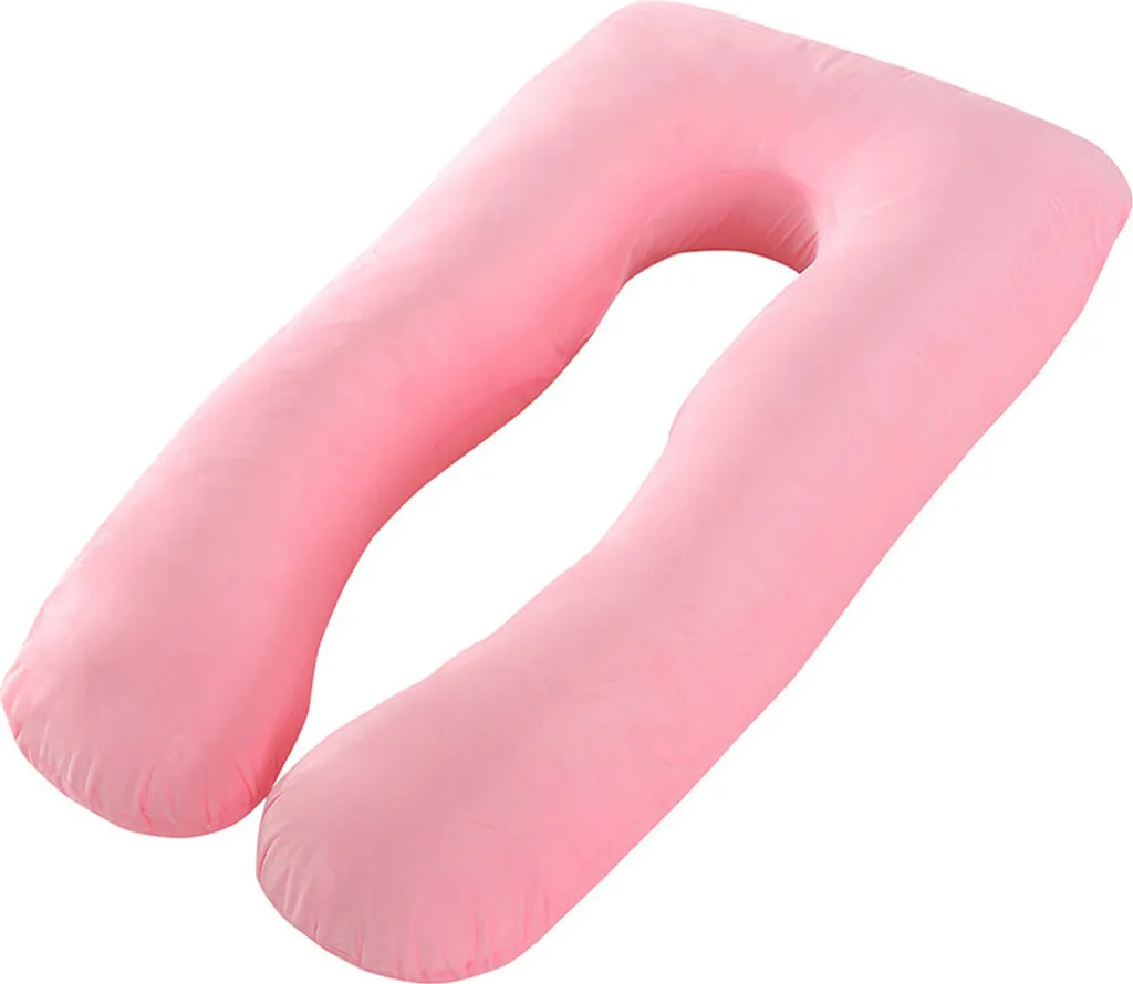 Coussin de maternité grand confort pour dormir sur le côté rose