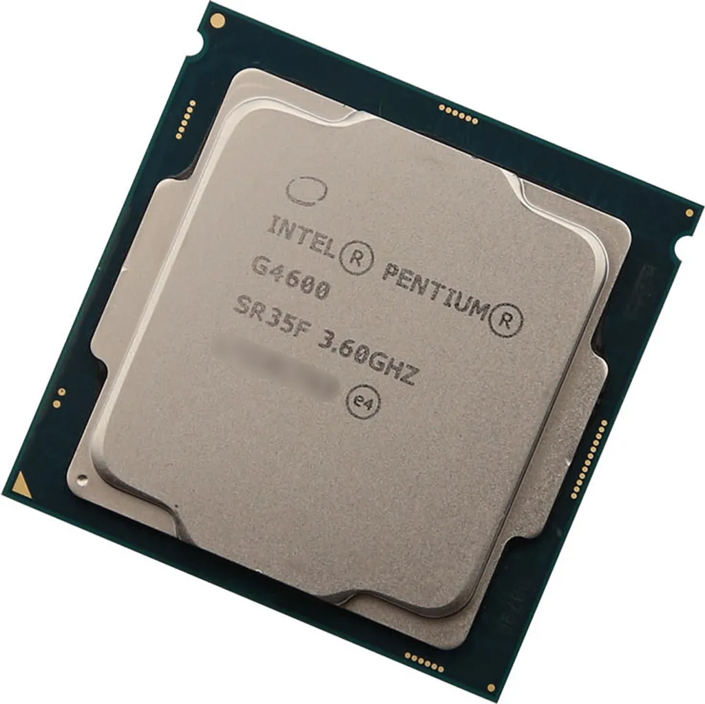 Intel Pentium G4600 CPU Socket 1151 : Solution Fluide pour PC qui Rame
