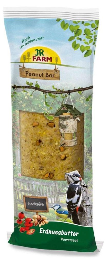 JR Farm Garden Peanut Bar Erdnussbutter Powersaat 350 g - 5 Stück