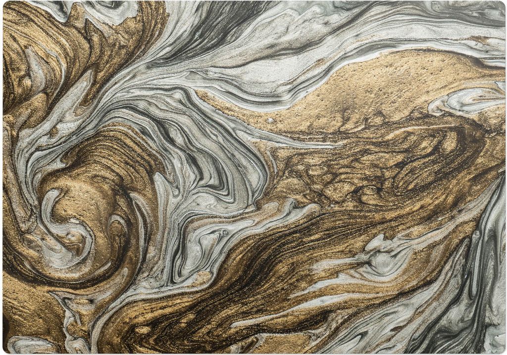 Marmorwirbel – Bodenschutzmatte – Rutschfest – Schutzmatte für Büro – Vinylmatte – Stuhlunterlage –100 x 70 cm