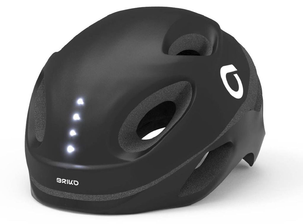 BRIKO E - One Led Fietshelm ZWART M Productafbeelding 
