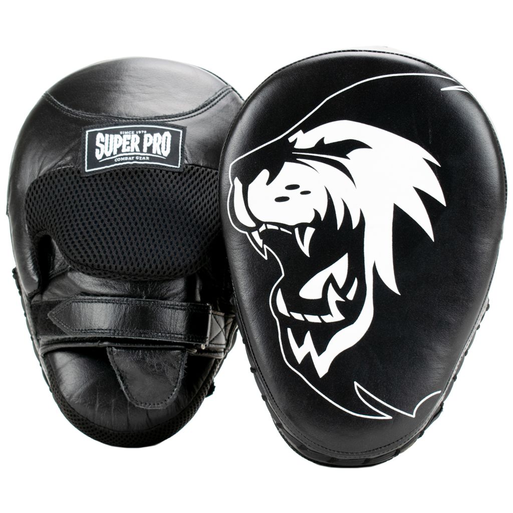 Super Pro Combat Gear Handpads aus gebogenem Leder