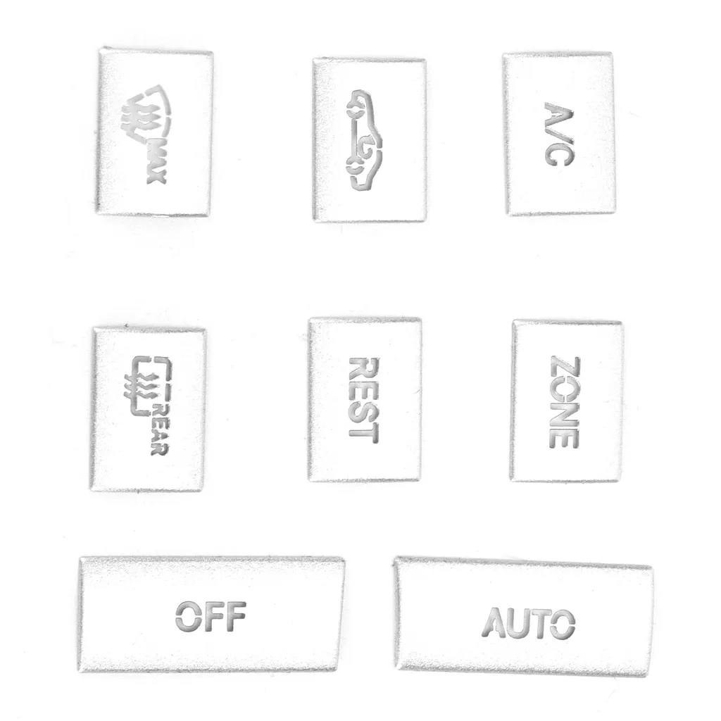 Kit Riparazione Adesivi Pulsanti Clima - Rinnova il Cruscotto Fai-da-Te