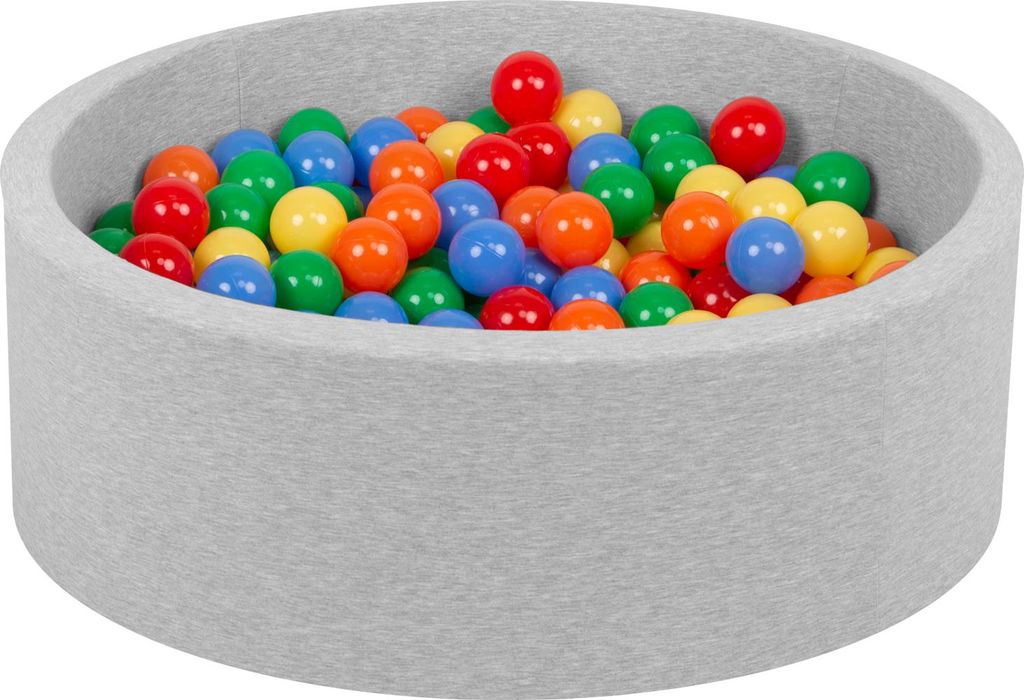 Petsona Bällebad Bällepool Für Hunde 90X30cm/200 Bälle Rund Katze Kaninchen Haustiere Hundepool Tiere Schaumstoff Pool Tragbar Hergestellt In E...