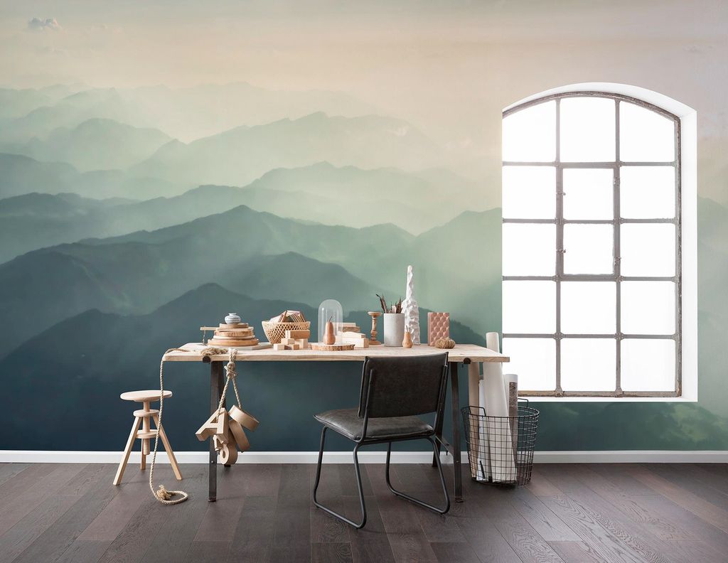 Vlies Fototapete - Hazy Hills - Größe 400 x 250 cm Produktbild 