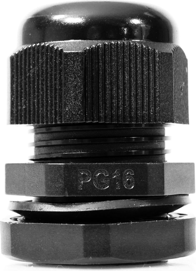 PG 16 Kabelverschraubung mit Gegenmutter 10-14 mm IP68 Produktbild 