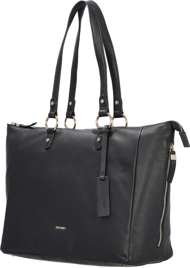 Sac Shopper PICARD Java Ozean - Sac Épaule Ordinateur Bleu Marine - 7