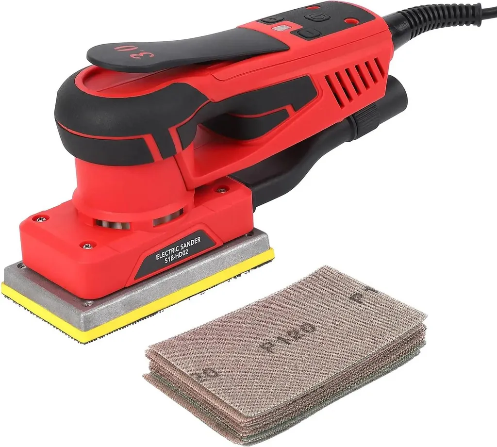 Ponceuse excentrique orbitale avec vitesse réglable et moteur sans charbon