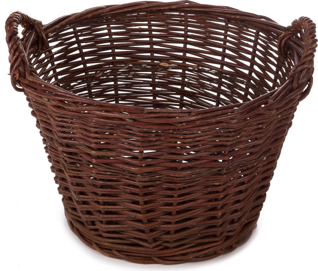 Weidenkorb Korb Holzkorb Kartoffelkorb Kaminholzkorb Obstkorb Kiepe Erntekorb 55cm