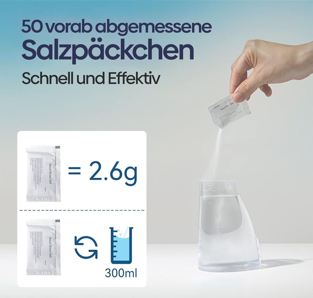 Olvy Elektrisch Nasendusche, Elektrischer Neti Pot, Nasales Produktbild 2