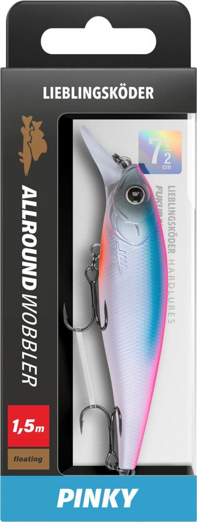 Lieblingsköder Allroundwobbler 7,5cm Pinky