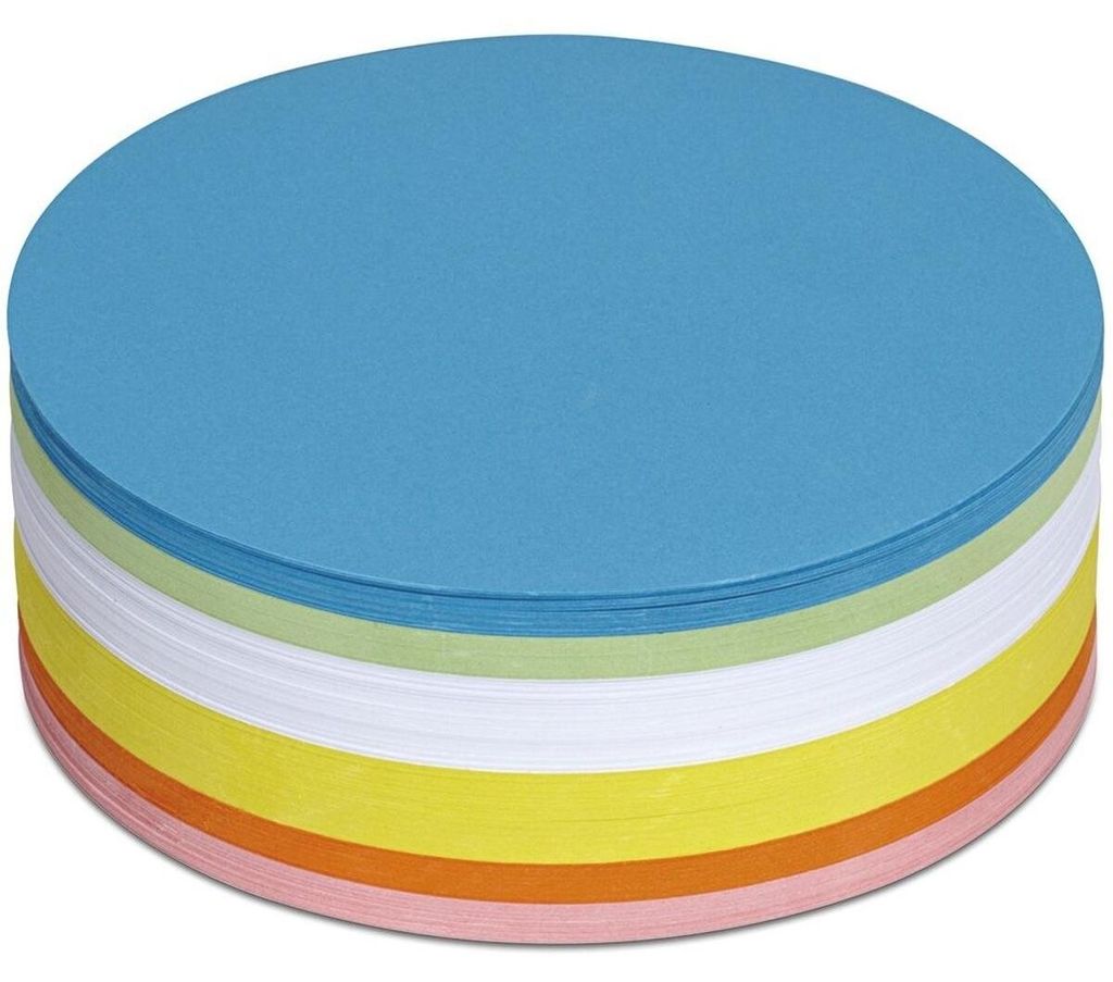 Cartes de modération MAUL rondes en papier, 250 pièces, Image du produit 