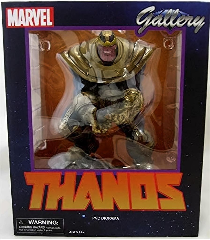 DIAMOND SELECT - Figurka Thanos Diorama 23cm z Marvel Comic Gallery