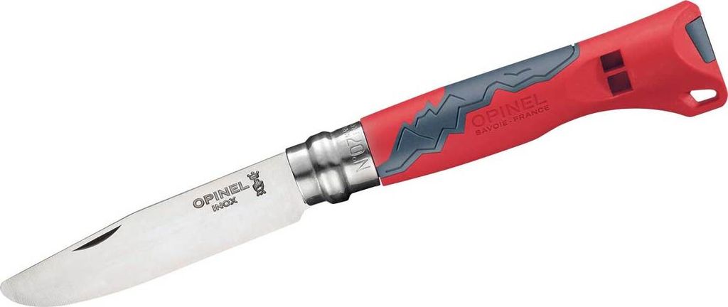 Opinel OUTDOOR JUNIOR, kindermes met fluitje, gemaakt in Productafbeelding 