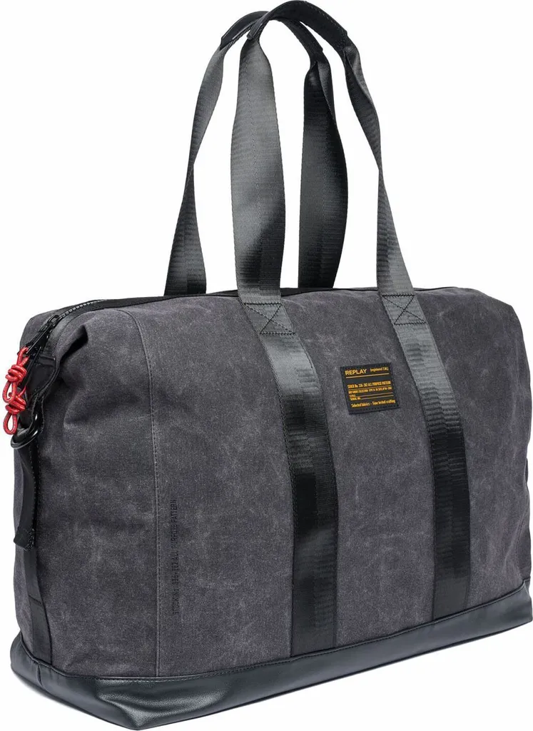 Sac de Voyage REPLAY Travel Bag Gris : Compact, Robuste et Chic