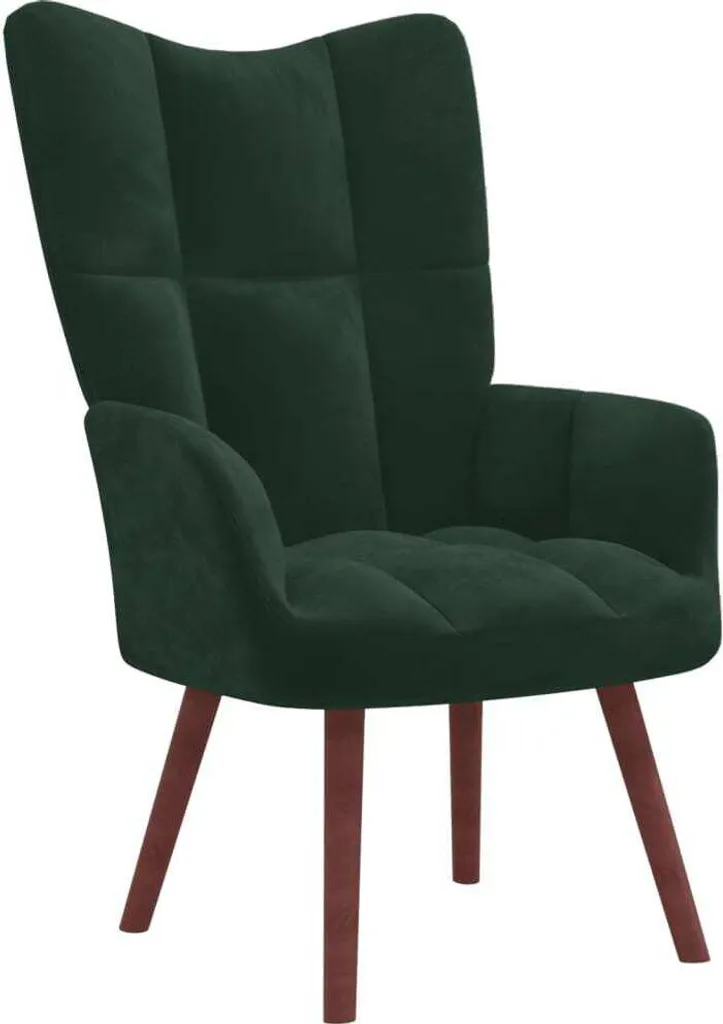 Fauteuil Relax contre le Mal de Dos - Chaise Bureau Velours Ergonomique