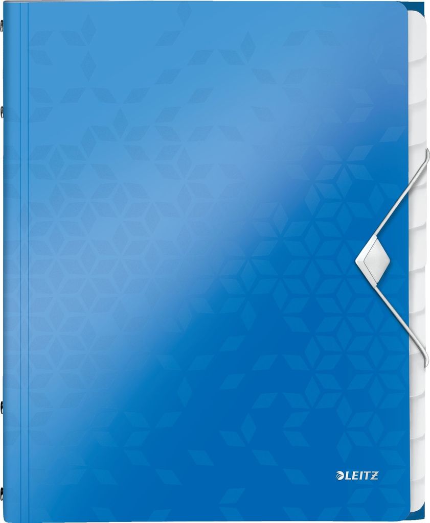 Leitz - Sortierordner Leitz Wow 12tab PP Blue | 1 Stück | 4 Stück