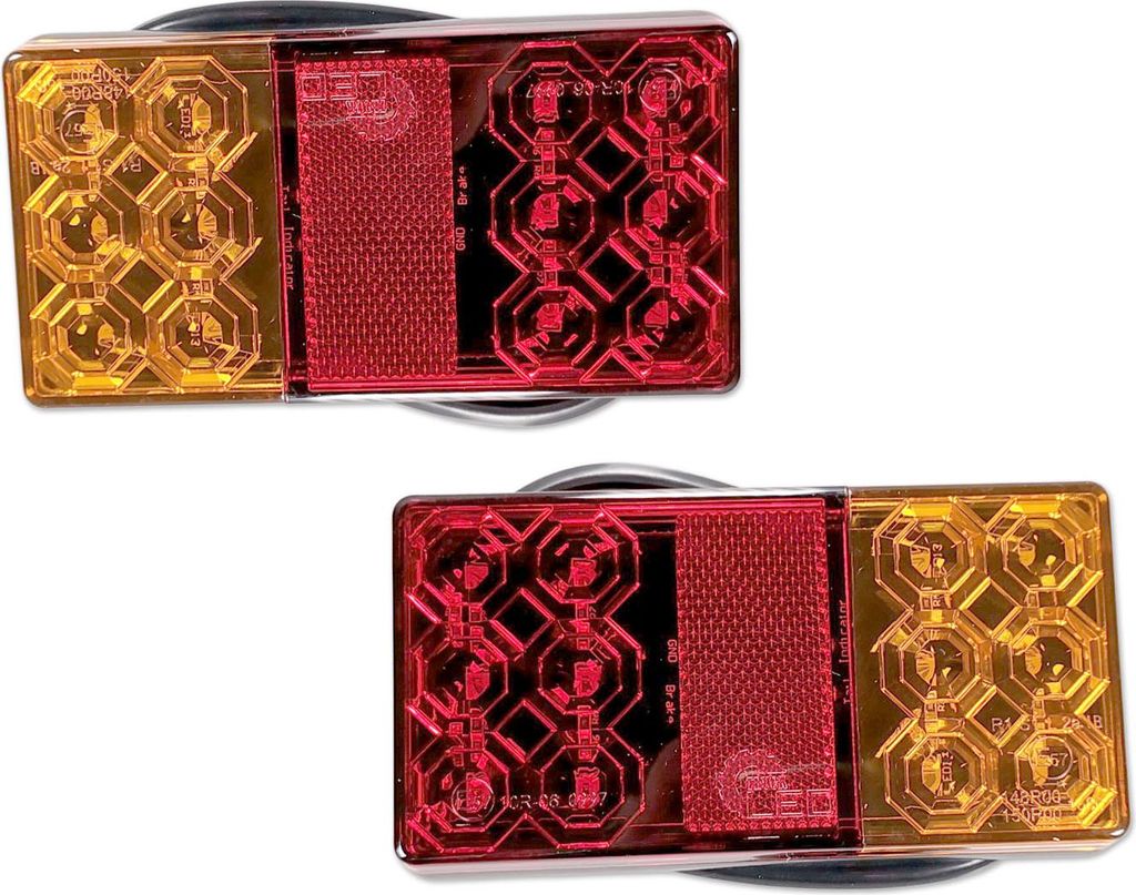 Rückleuchten Set | LED | 12V | Links & Rechts | 4 Funktionen