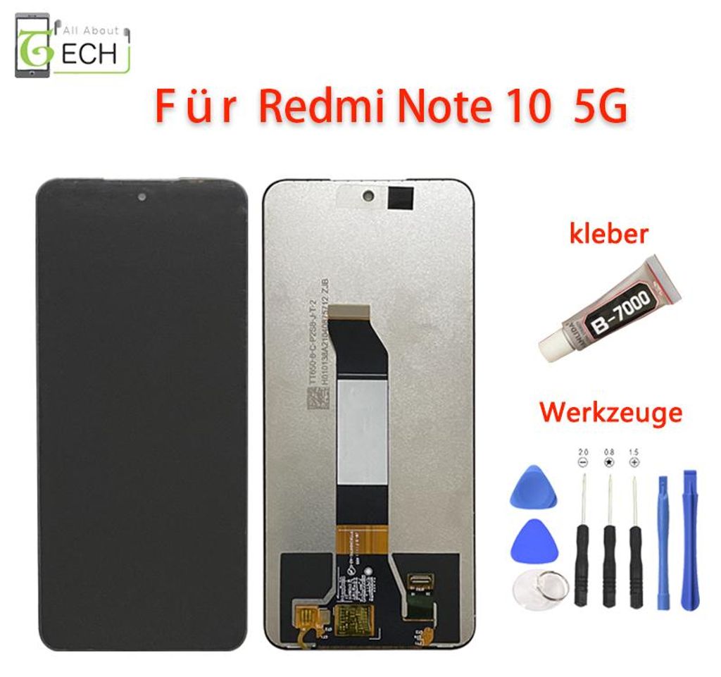 Für Xiaomi Redmi Note 10 5G M2103K19G LCD Display Produktbild 