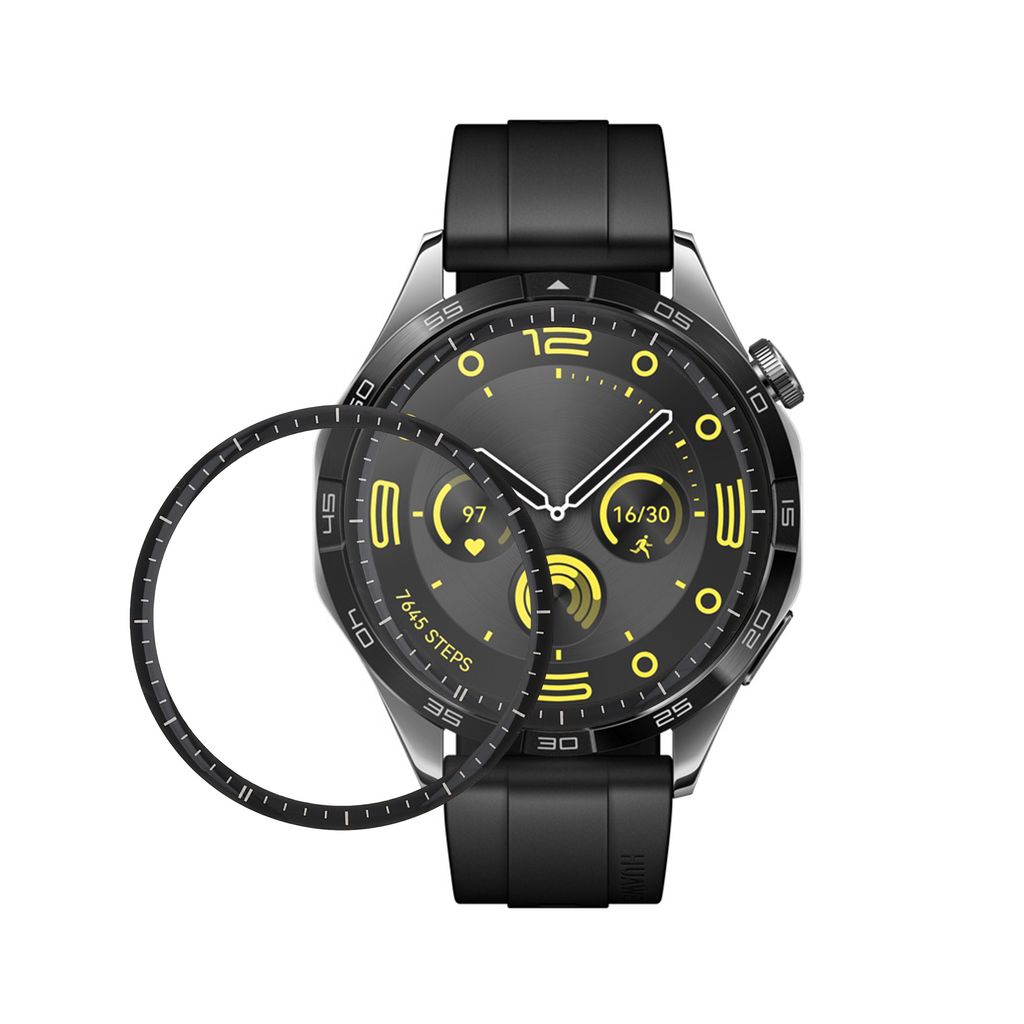 kwmobile 2x Transparente Displayschutzfolie kompatibel mit Huawei Watch GT4 46mm Folie - Schutzfolie für Fitness Tracker - robuster Displayschutz