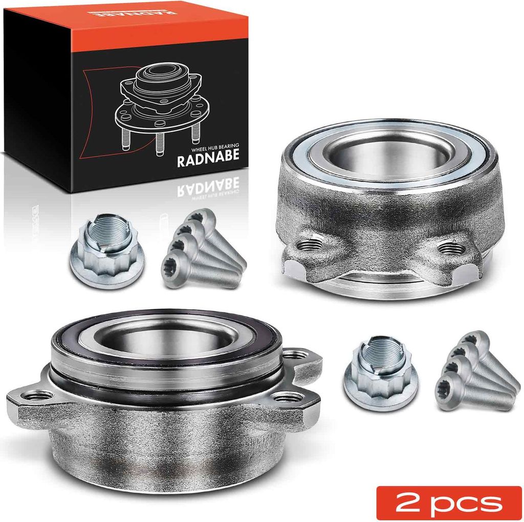 Frankberg 2x Radnabe Radlagersatz Vorne und Hinten für VW Touareg 7P5 7P6 Porsche 911 Cabriolet Cayenne