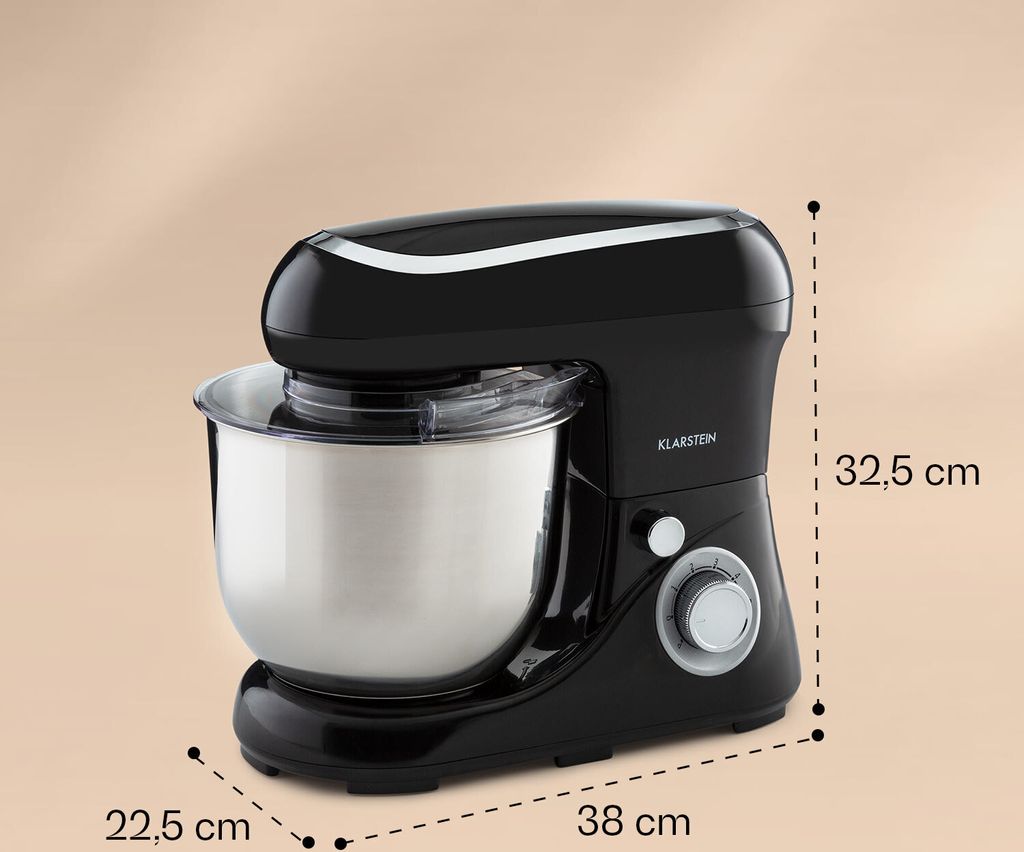 Klarstein Knetmaschine Küchenmaschine zum Backen, 1300W Produktbild 6