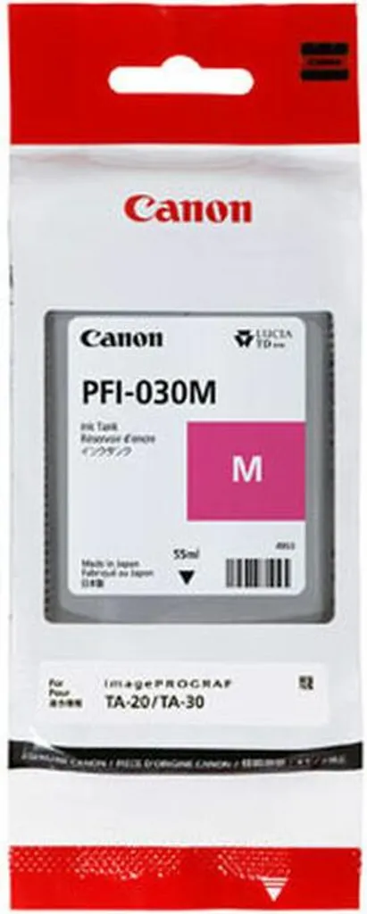 Encre Canon PFI-030M Magenta pour plans architecturaux et affiches CAO SIG