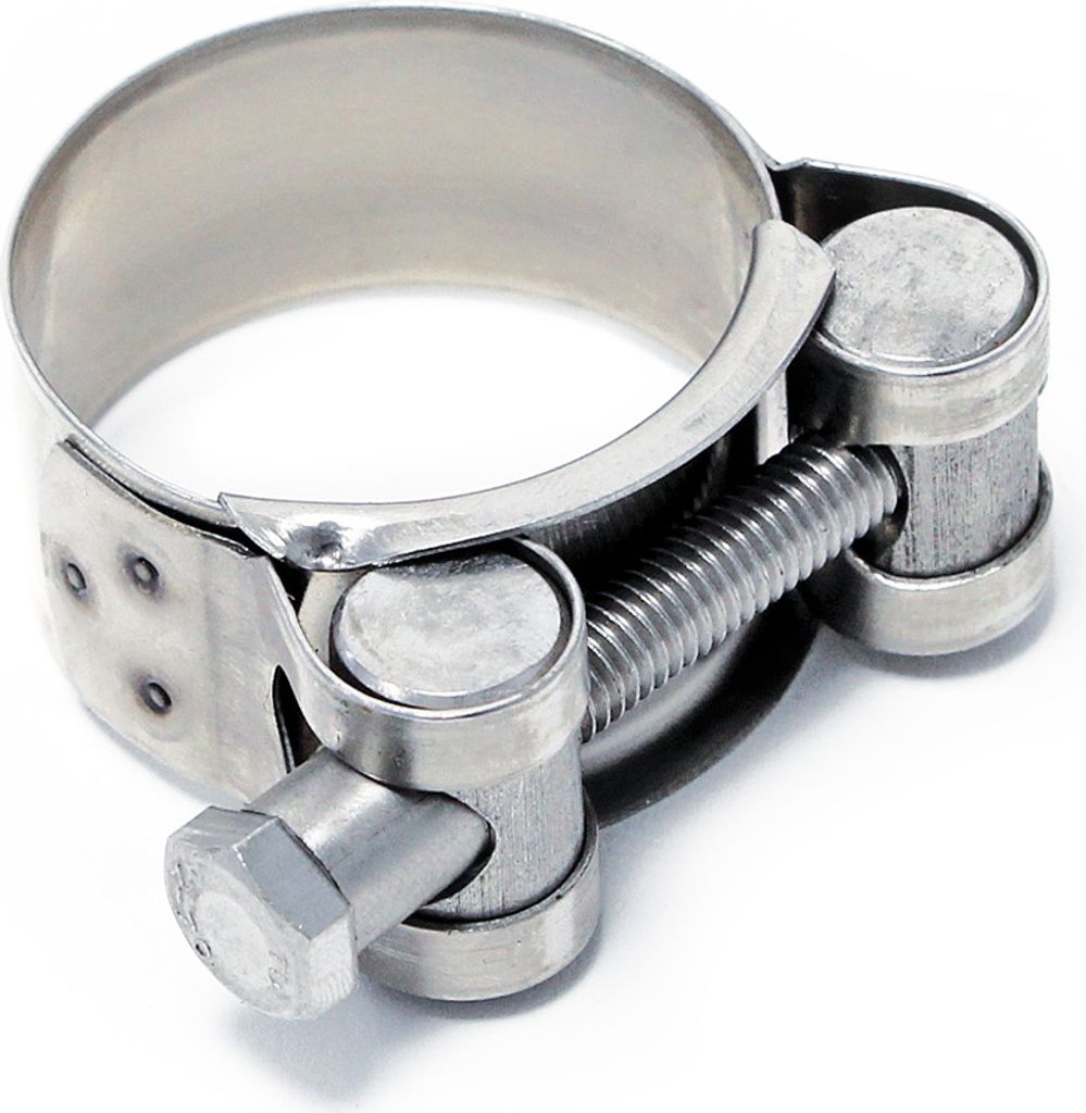 Wiltec Gelenkbolzenschelle W4 Bandbreite 20mm Spannbereich 32-35mm rostfreier Edelstahl Spannbackenschelle Schlauchschelle