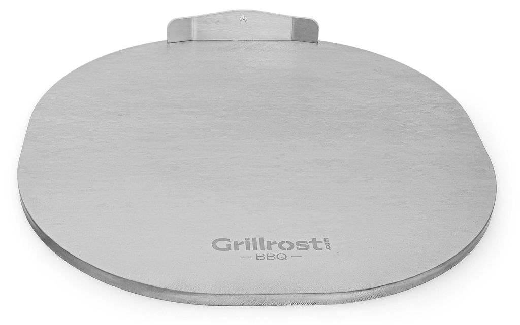 Pizzastahl Basis - extrem massiv mit steckbarer Bande Produktbild 