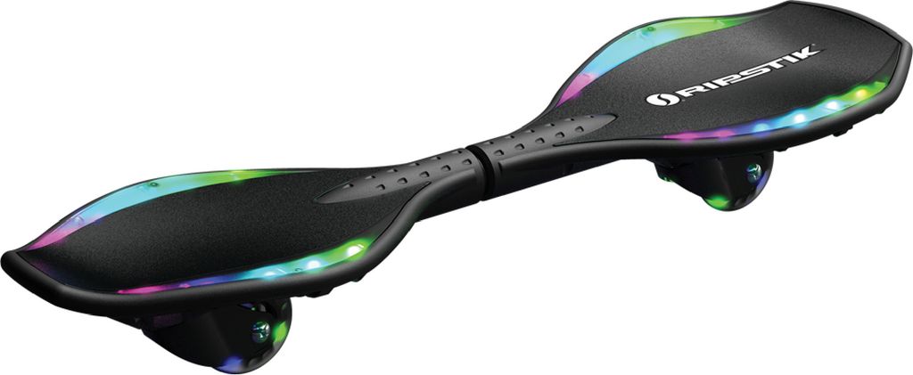 Razor Ripster Lightshow Waveboard für Kinder ab 8 Jahren, LEDs, Schwarz
