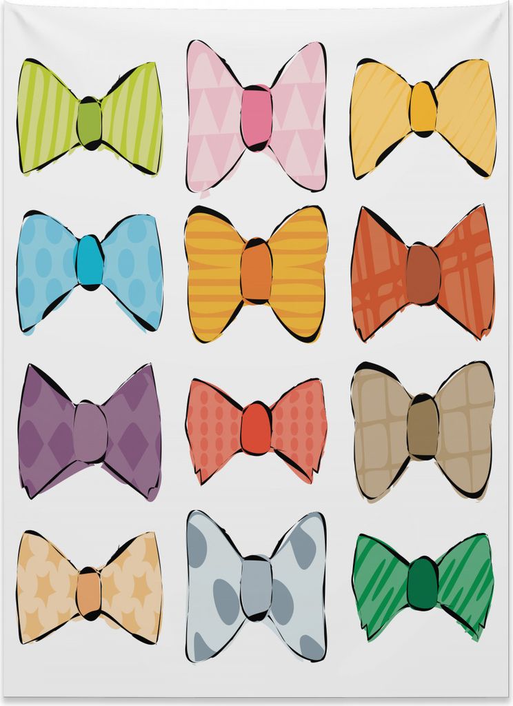Abakuhaus Geek Wandteppich, Hipster-Mode-Muster aus Weiches Mikrofaser Stoff Kein Verblassen Klare Farben Waschbar, 110 x 150 cm, Mehrfarbig