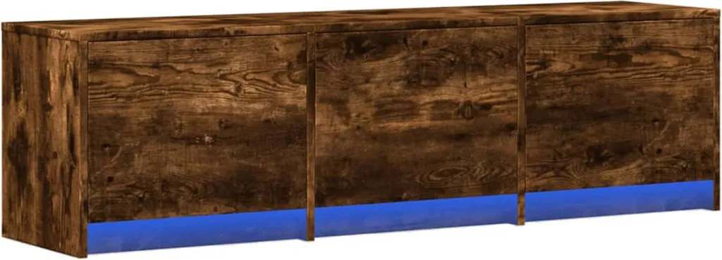 Porta TV Rovere Affumicato 140 cm - Mobile Soggiorno Pratico e Stabile