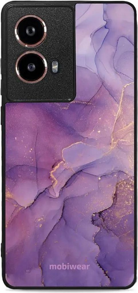 Handyhülle für Motorola Moto G85 5G, Mobiwear Glossy Case, Violett