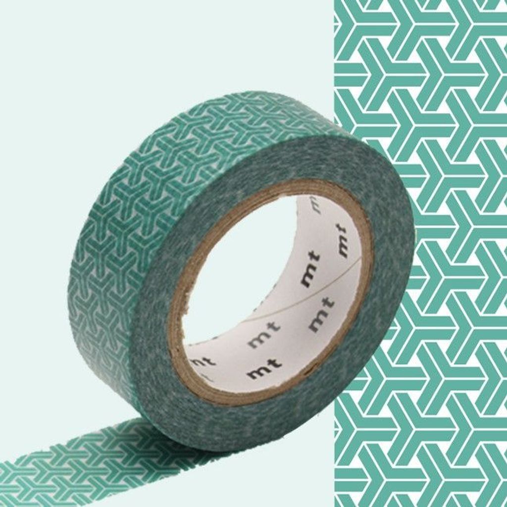 Masking Tape Dekorativ – Streifen Design, Aqua, 1,5 Cm X 7 M, Für Scrapbooking