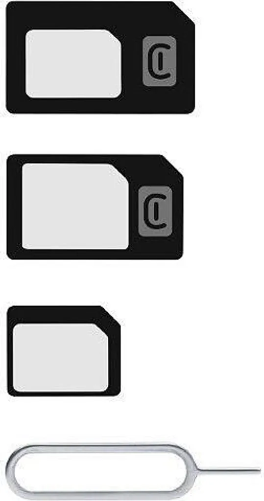 CELLULARLINE Kit adattatore Nanosim-Microsim-Sim 3 In1