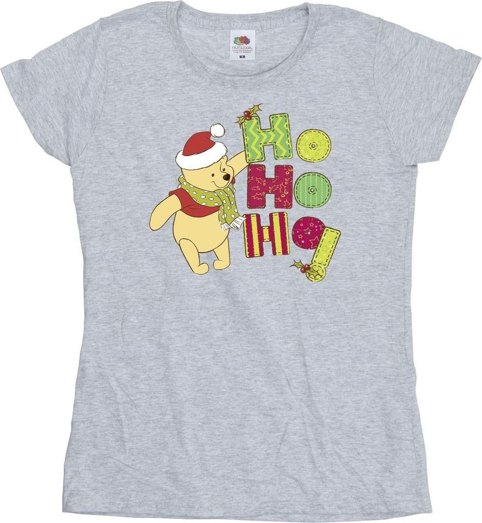 Disney - "Ho Ho Ho" T-Shirt für Damen BI44901 (L) (Grau)
