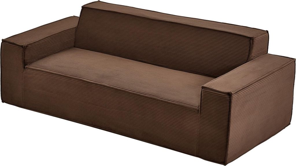 VEVOR moderner Cordcouch (211 cm) mit tiefen Sitzen, Produktbild 