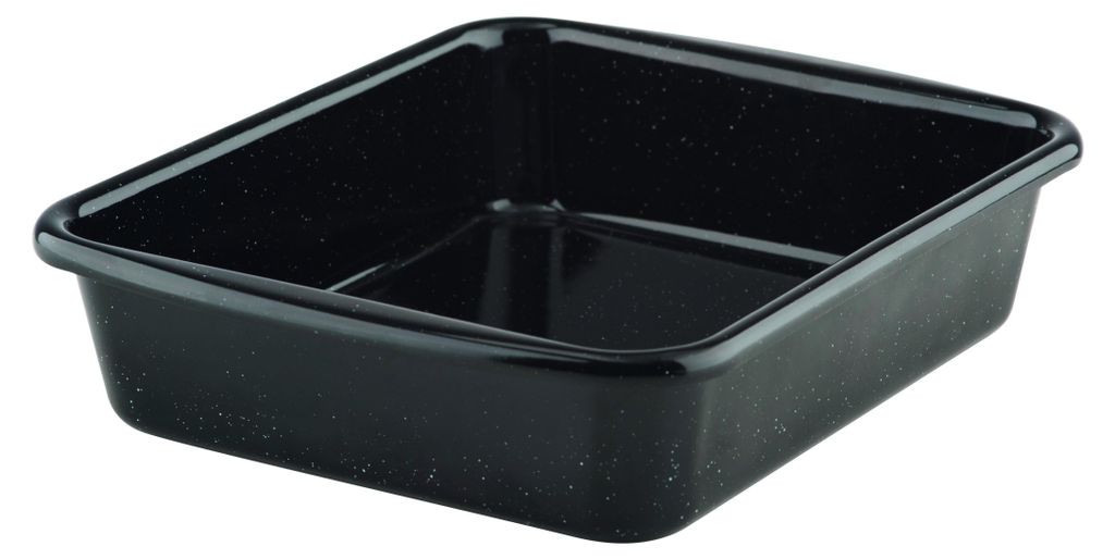 Riess mini-ovenvorm, zwart geëmailleerd Productafbeelding 