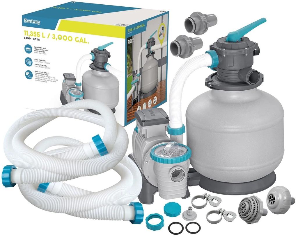 Bestway Sandfilteranlage 11355 l/h Poolfilter Produktbild 