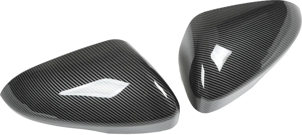 Coque de Rétroviseur Extérieur Look Carbone pour Ford Fusion 2013-2024