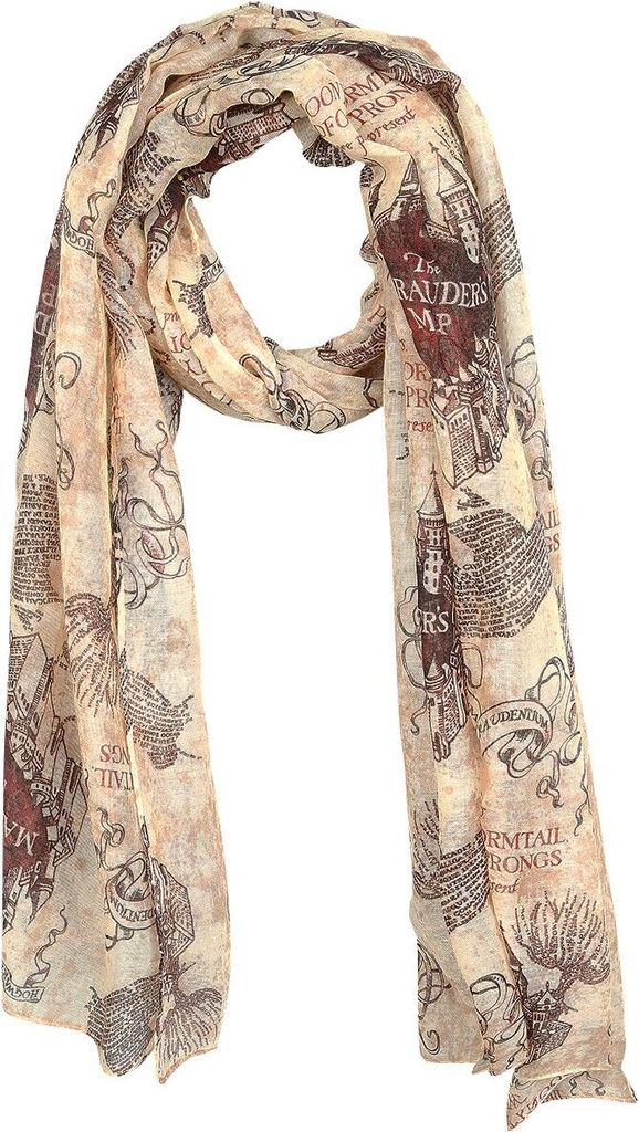 Harry Potter Tuch Damen Karte des Rumtreibers multicolor Standard