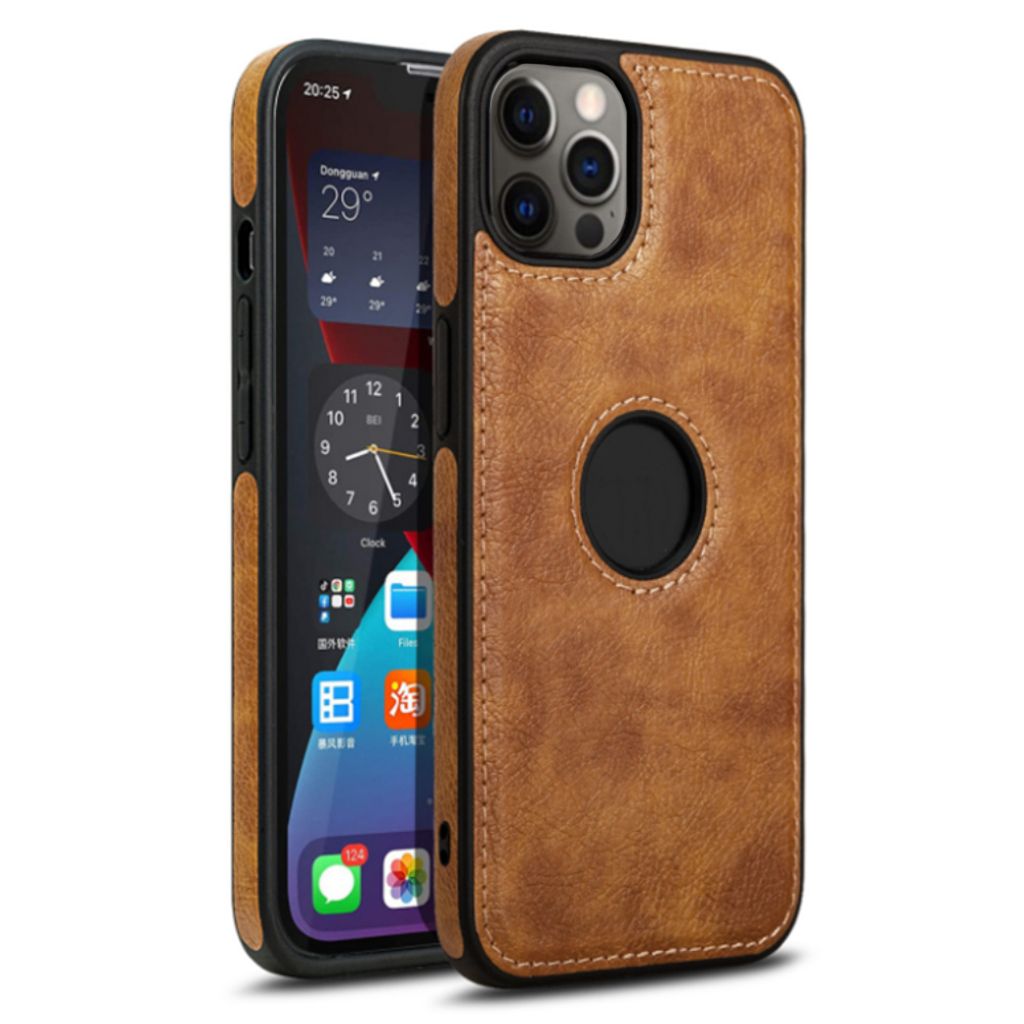 Smartphonica iPhone 11 Pro Ledertasche - Braun
