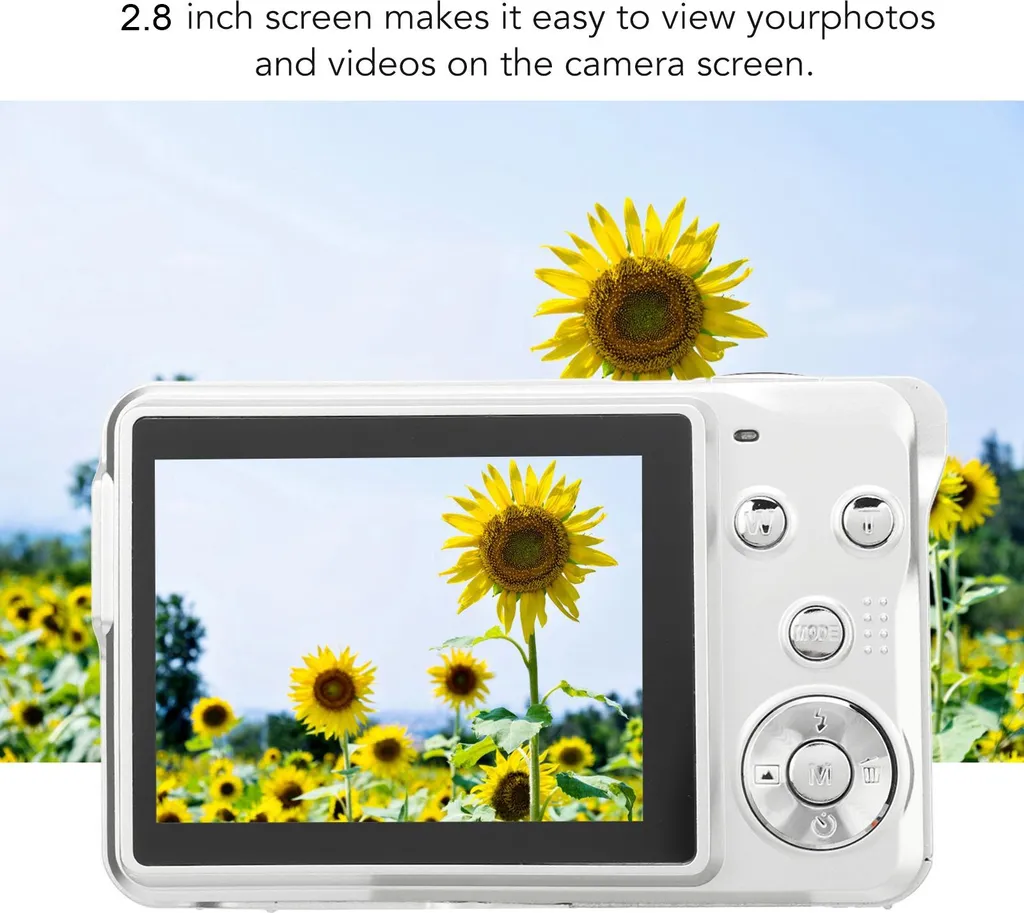 Appareil photo Vlogging 64MP Autofocus 4K - Compact Portable Zoom 20x