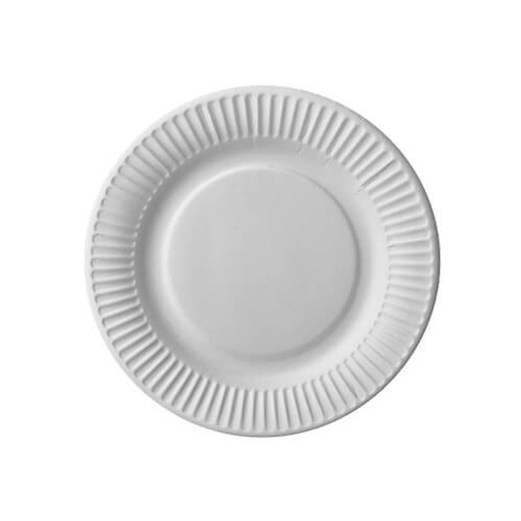 800 Teller, Pappe rund Ø 18 cm weiss